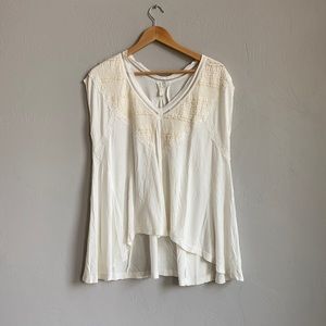 Free People XS white tunic